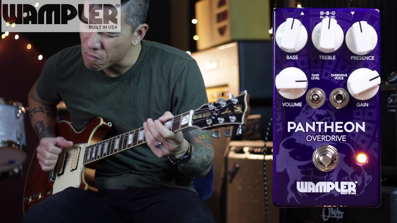 Wampler Pantheon overdrive pedal - demo by RJ Ronquillo