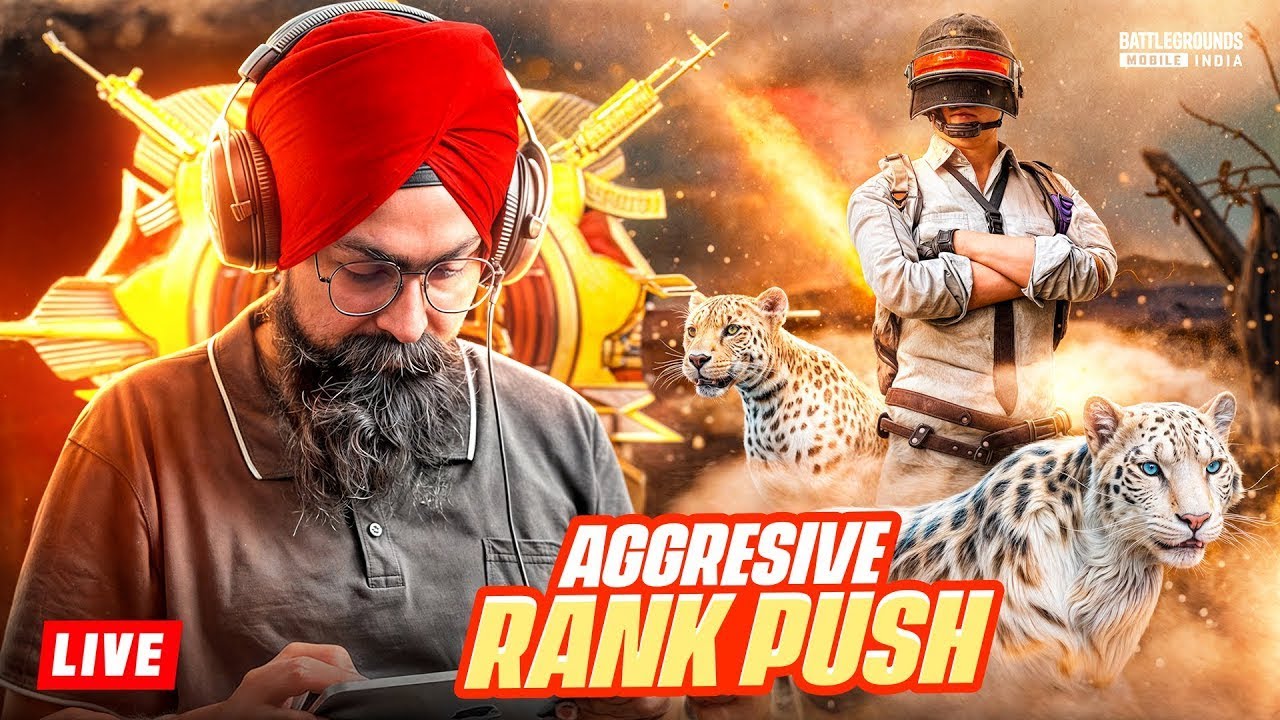 AGGRESSIVE RANK PUSH 🔥 | AslaSardar | #bgmi #bgmilive #bgmiindia #live