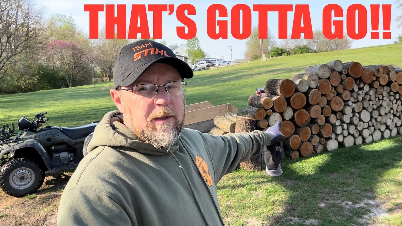 Splitting The WALL… And More Tree Service Wood Arrives!! #firewood #freefirewood
