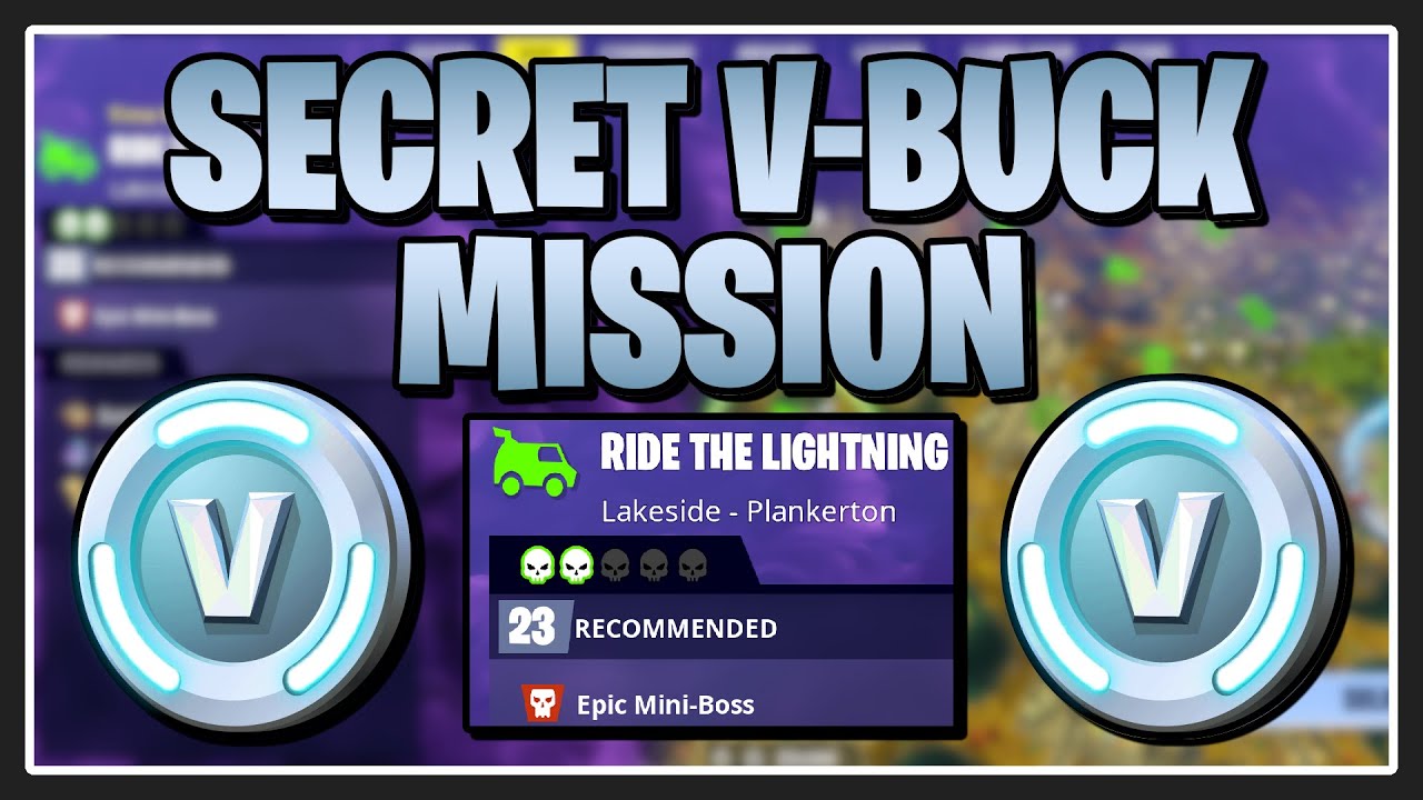 Как открыть СЕКРЕТНУЮ МИССИЮ V-BUCK! Планкертон PL 23 в Fortnite: &laquo;Сражение с Бурей&raquo;