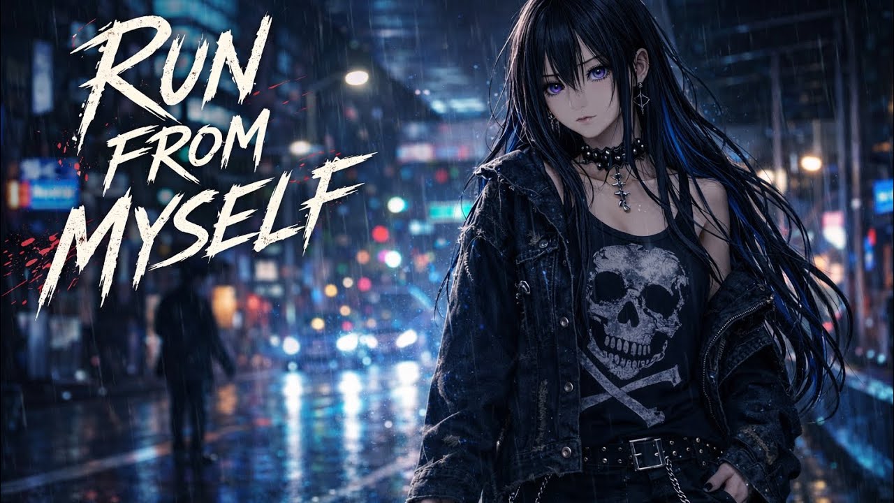【AI rock / Japanese Rock】RUN FROM MYSELF (Full Version)