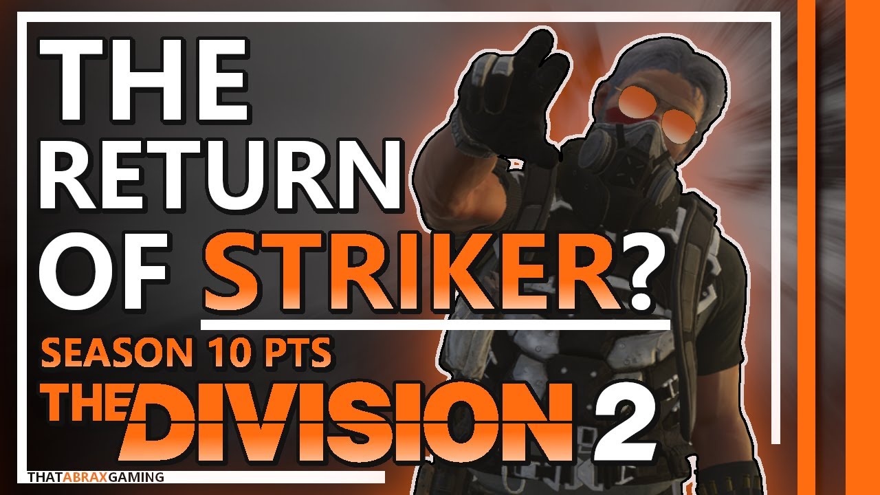 STRIKER Re-Work Review | The Division 2 PTS