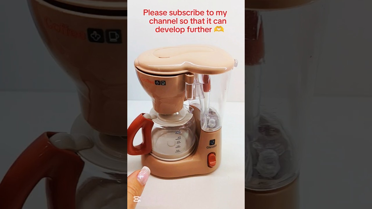 ASMR | UNBOXING | COFFEE MACHINE TOY! REVIEW TOY | #shortsvideo #asmrshorts #toys #reviewtoys #asmr