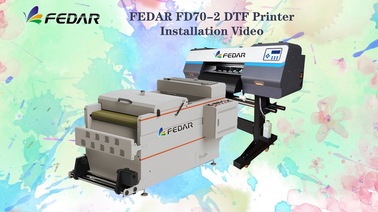 FEDAR FD70-2 (and FD65-2) DTF Printer Installation video