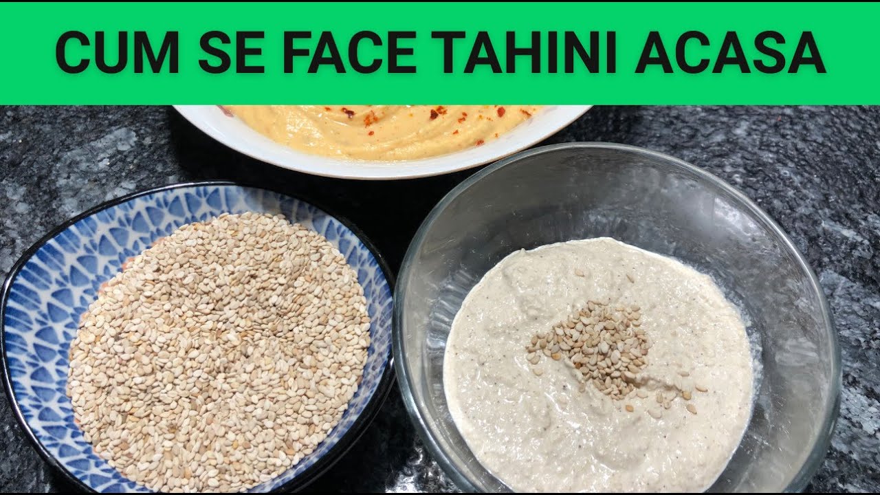 Reteta de TAHINI sau PASTA de SUSAN