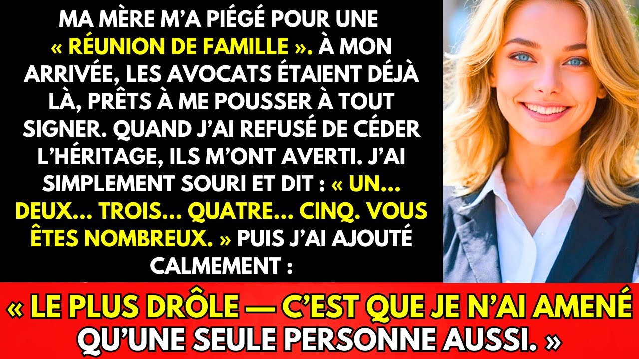 Ma Mère M’a Piégé Pour Une Réunion De Famille—Quand J’ai Refusé L’Héritage, Ils…