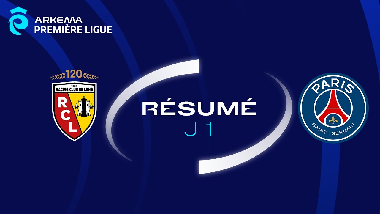 J1 :  RC Lens – Paris Saint-Germain (1-1), le résumé