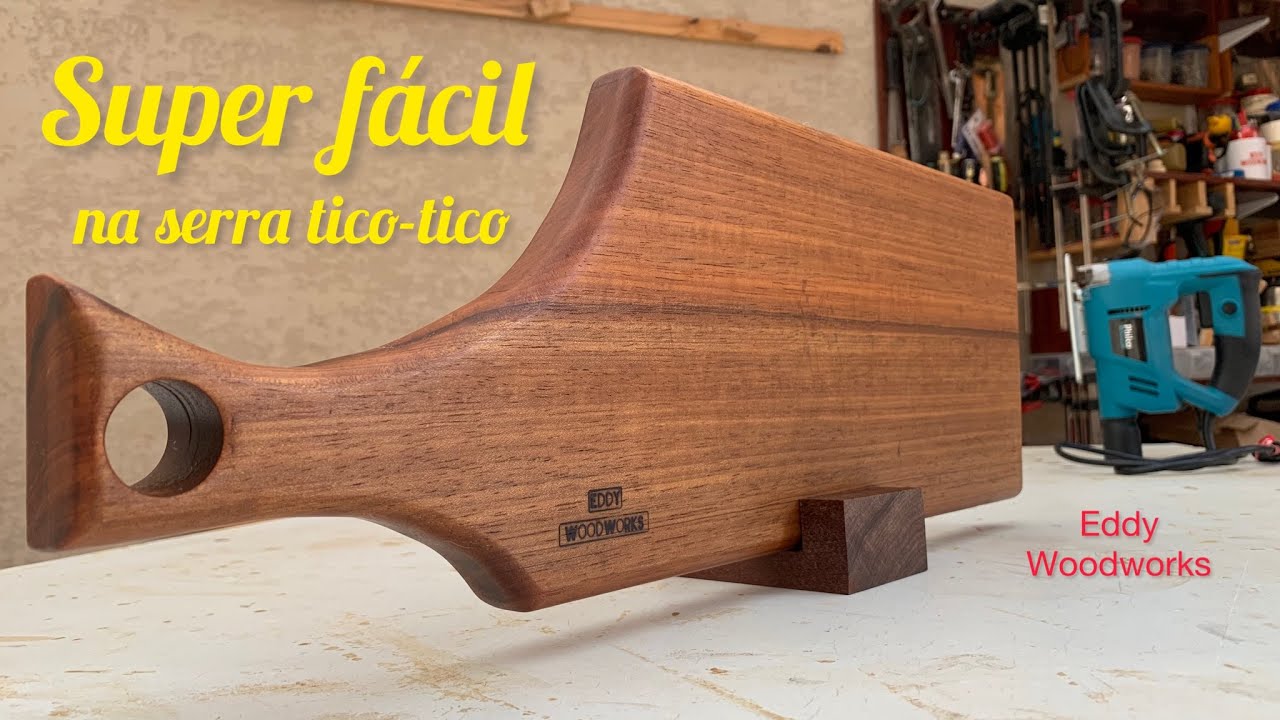 86 - Tábua de frios - usando a serra tico-tico -, e ainda vamos falar sobre as lâminas