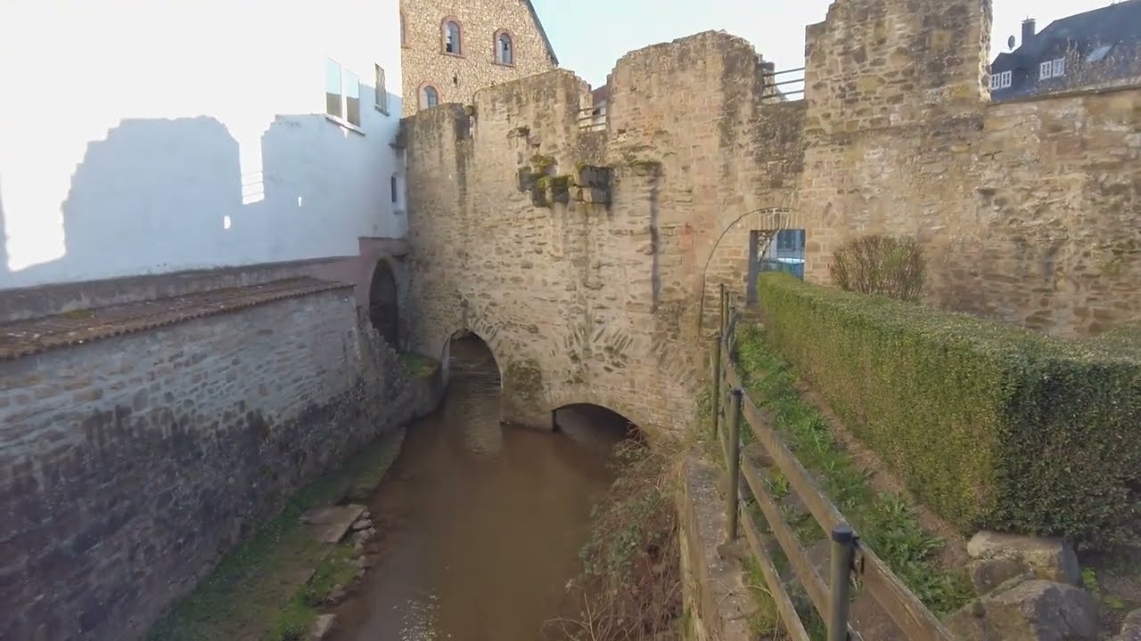 Walking through the small town of Meisenheim, Germany