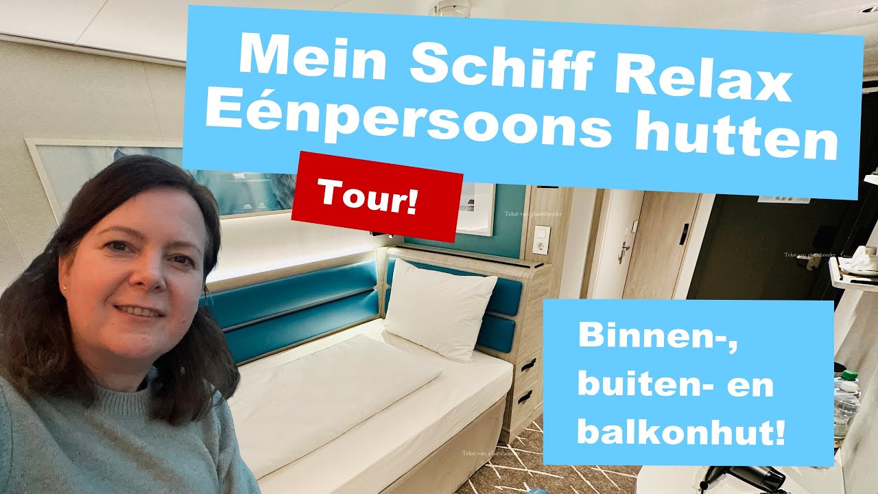 Eenpersoons hut op een cruiseschip - alles wat je moet weten op de Mein Schiff Relax!