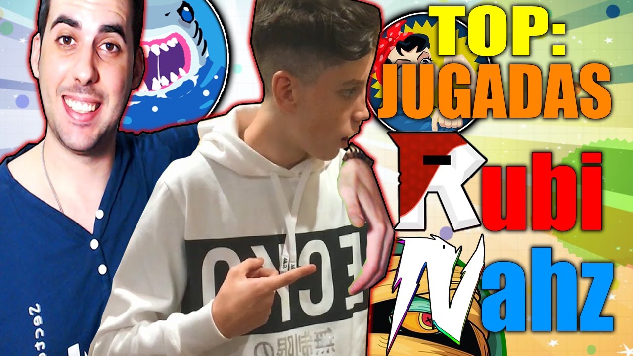 TOP: MEJORES JUGADAS DE RUBINAHZ | TOP JUGADAS DE RUBINHO Y NAHZ AGAR.IO #11