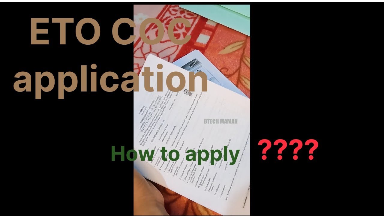 How to apply for COC (ETO candidates) from MUMBAI MMD.