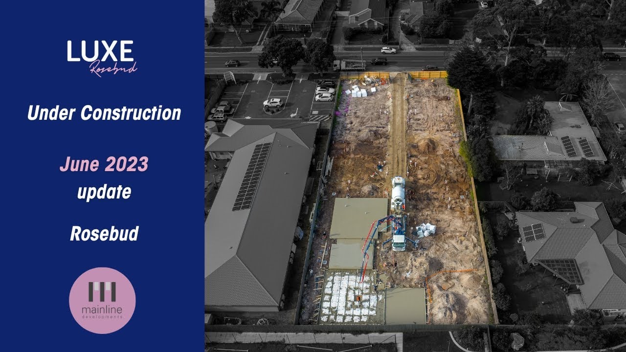 Luxe Rosebud  -June 2023 update - 266 Jetty Road Rosebud - development under construction