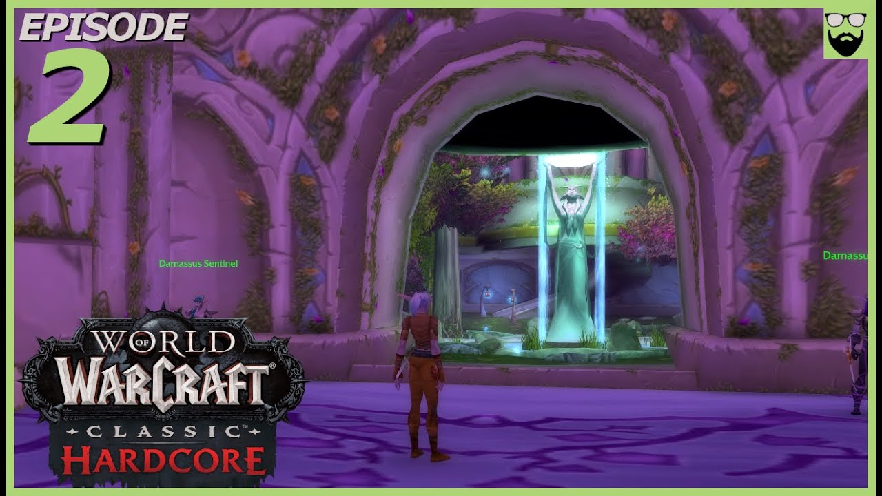 World of Warcraft Classic Era HARDCORE - Night Elf Hunter - Pt.2 - Teldrassil Leveling - Gameplay