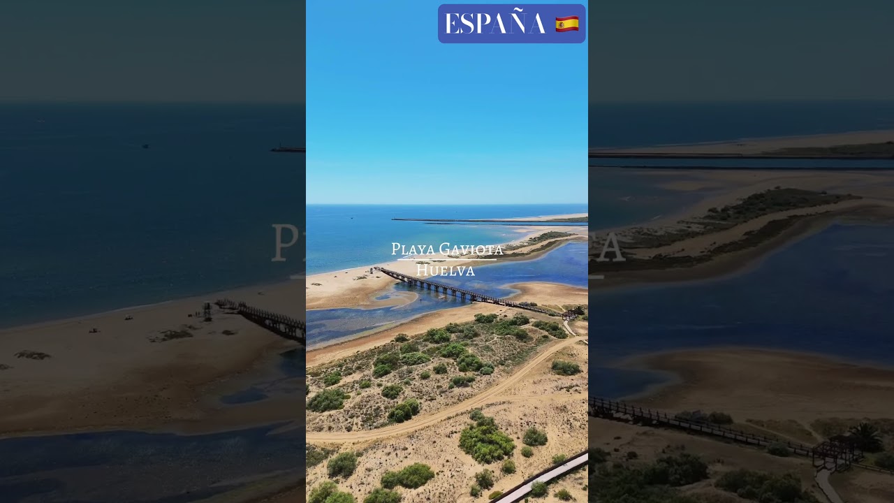 Huelva-Andaluc&iacute;a #europe #traveling #beautifulview #mar #trees #bridge playa #spain