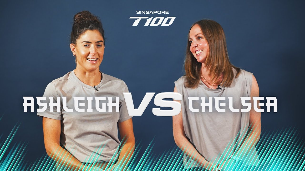 Ashleigh Gentle 🆚 Chelsea Sodaro | H2H Interview | Singapore T100