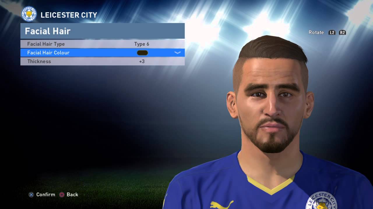 PES 2016 - Riyad Mahrez face build