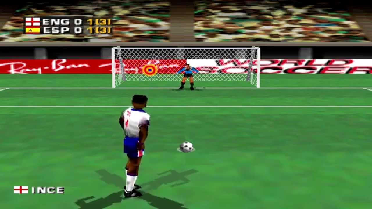 Three Lions Gameplay Friendly Match (PSX,PS)