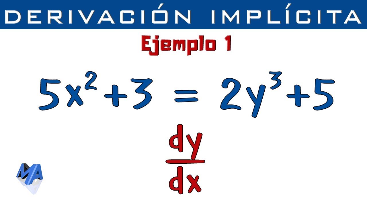 Derivaci&oacute;n impl&iacute;cita | Ejemplo 1