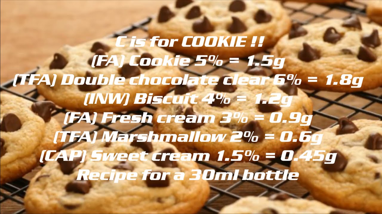 DIY E-JUICE / C IS FOR COOKIE