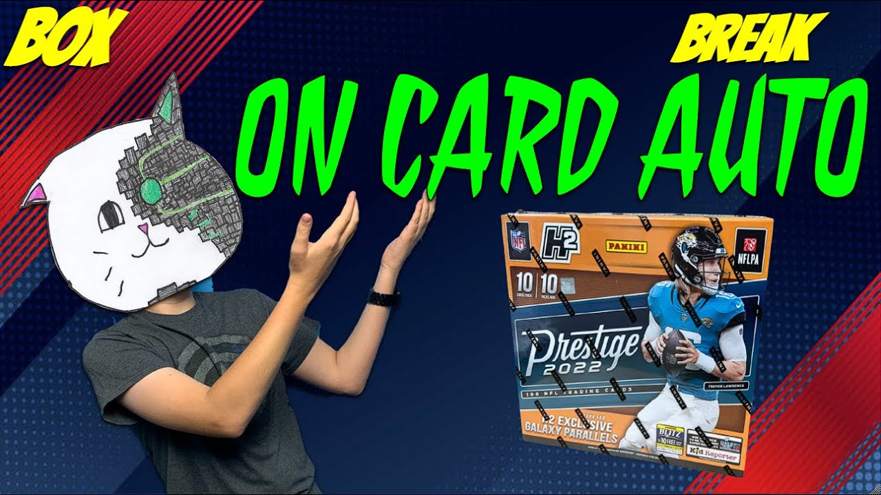 BREECE HALL ON CARD AUTO! 2022 Panini Prestige Football Hobby Hybrid H2 1 Box Divisional Break #1