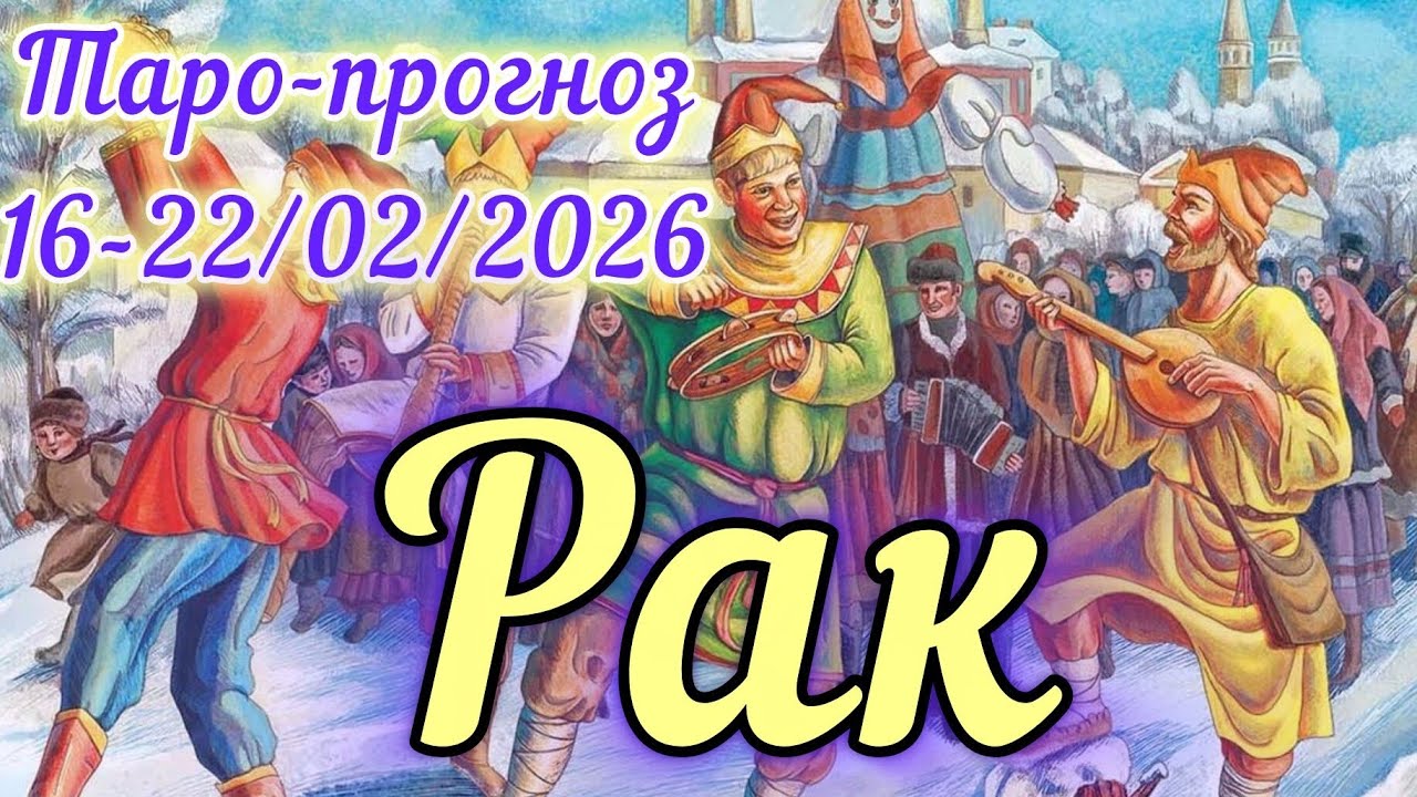 РАК ♋️ ТАРО-ПРОГНОЗ НА НЕДЕЛЮ 16-22/02/2026