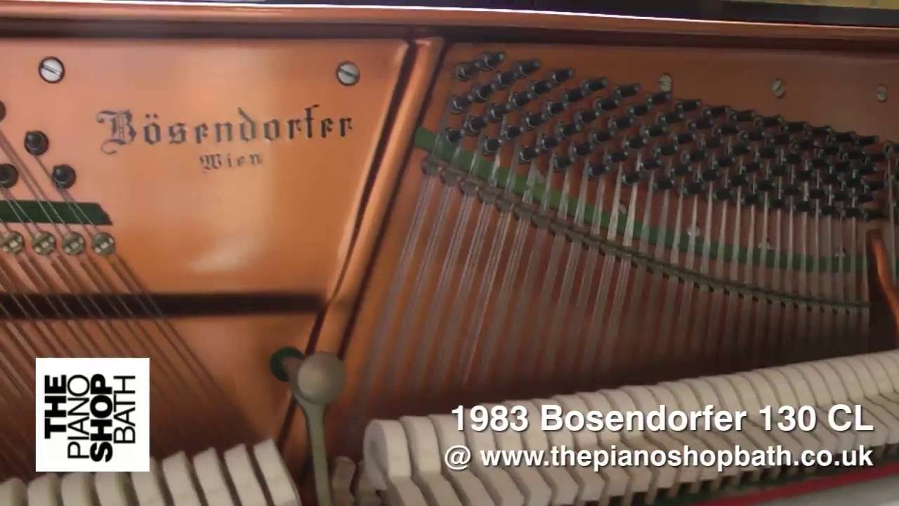 1983 Bosendorfer 130 CL Mahogany @ The Piano Shop Bath