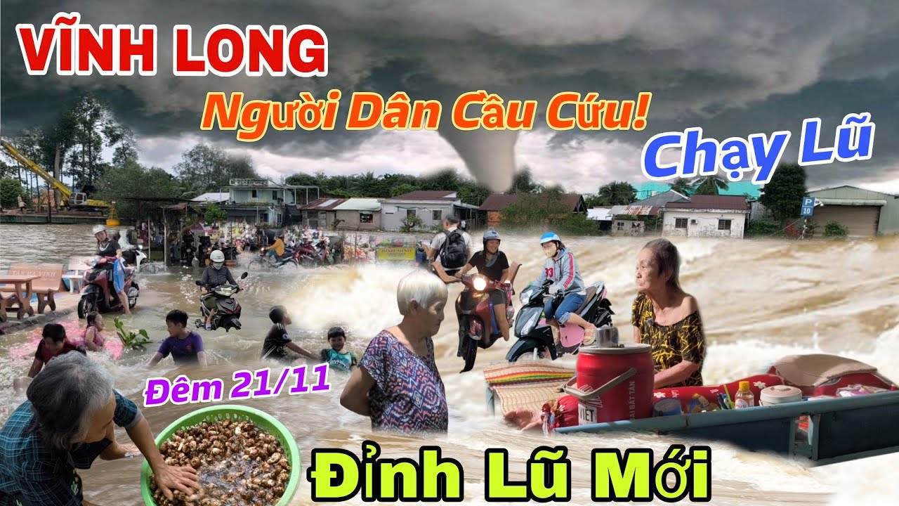 VĨNH LONG Nước Lên Thần Tốc Bà Con Chạy Không Kịp Cảnh Ngập Chưa Từng Có, Người Dân Bị Cô Lập