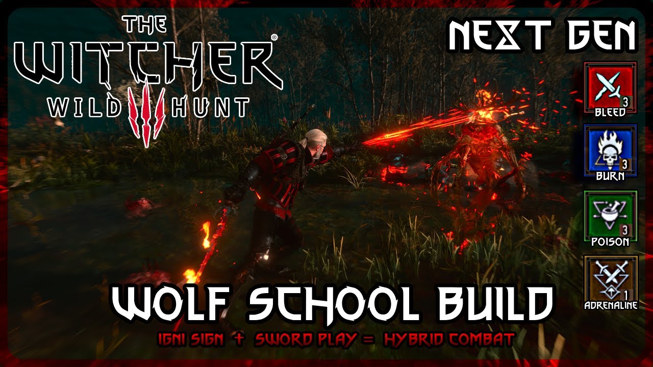 Ultimate Wolf Gear Build – PERFECT Sword & Igni Synergy | The Witcher 3 (Next Gen)