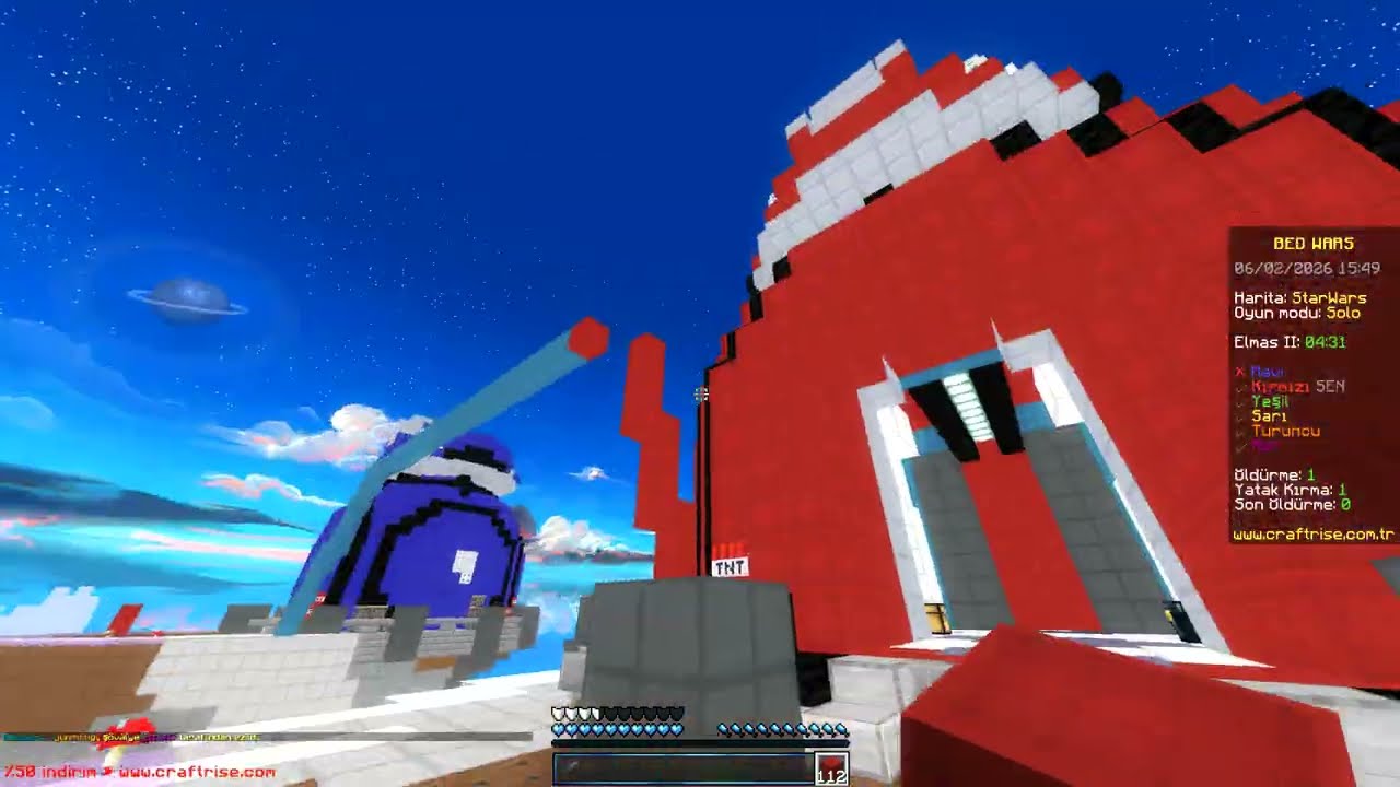 😨CRAFTRİSE HİLE KONUSU HAKKINDA- BEDWARS😨