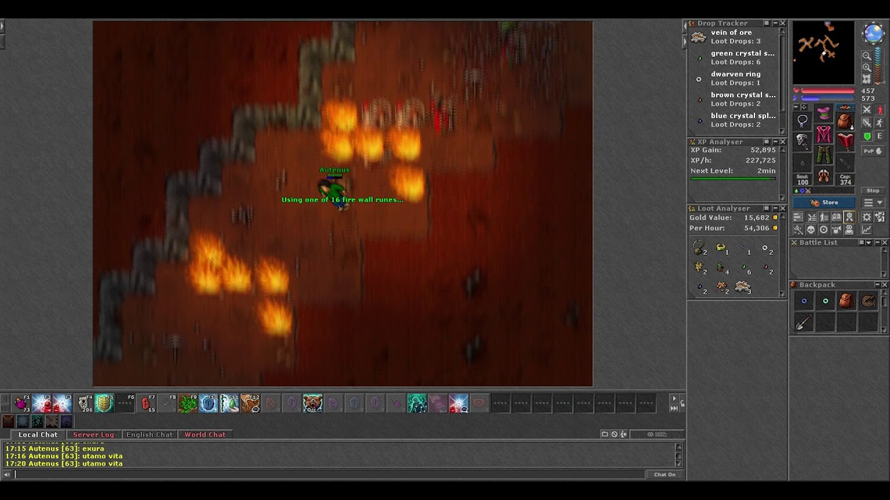 Drillworm cave [60+ druid] [exp] [facc]~220k/h