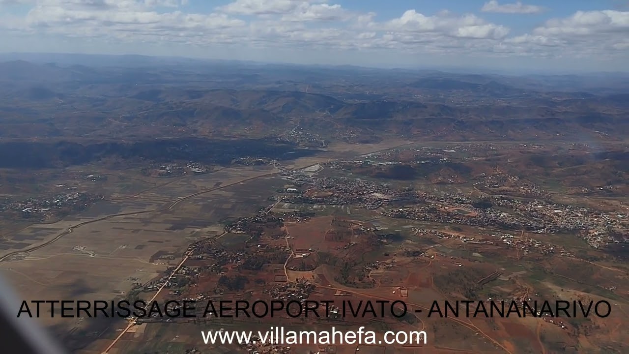 Atterrissage Aéroport Ivato - Antananarivo