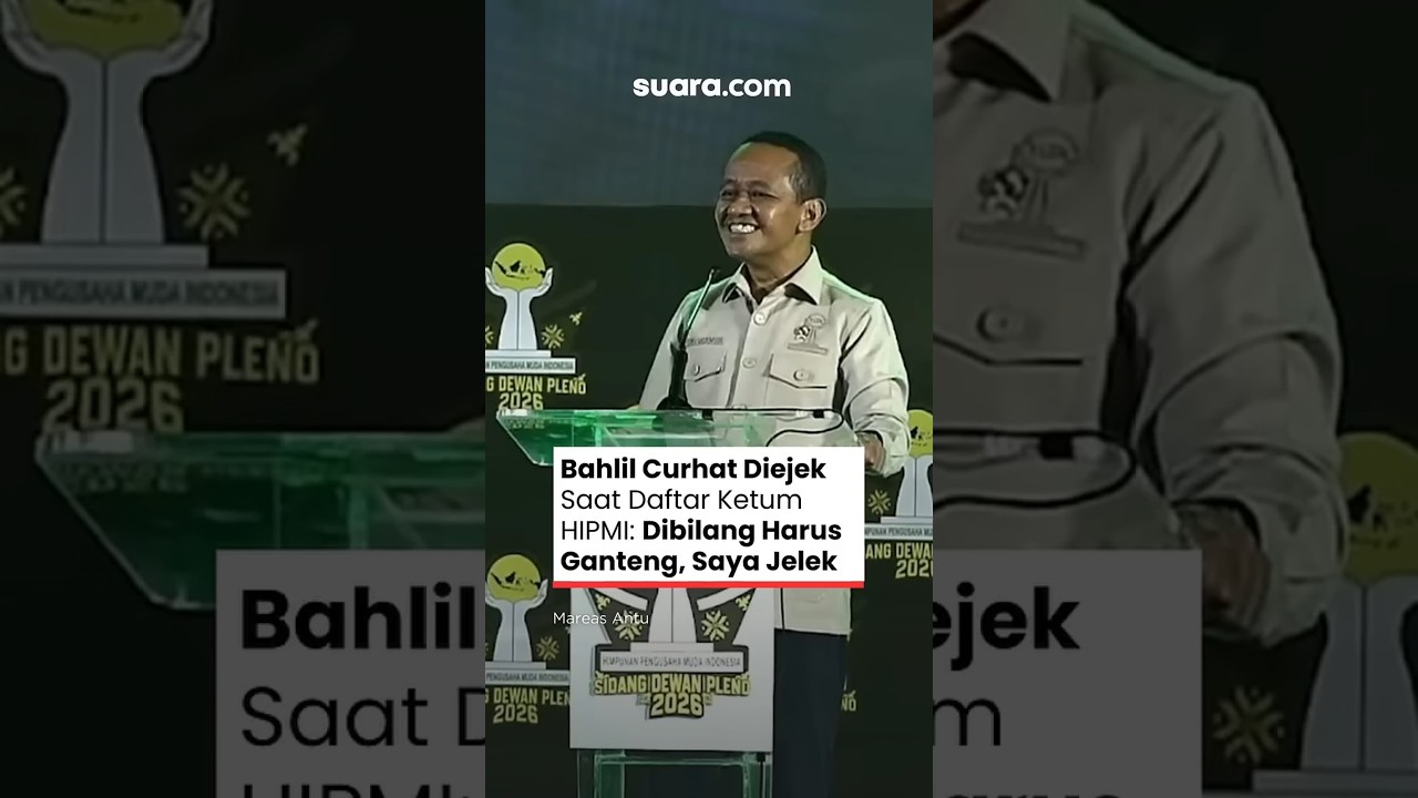 Bahlil Curhat Diejek Saat Daftar Ketum HIPMI: Dibilang Harus Ganteng, Saya Jelek