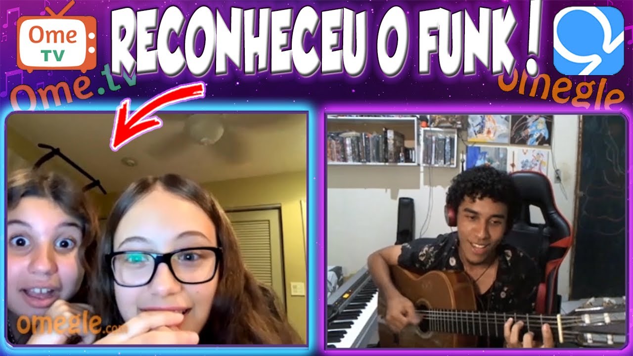 Cantei FUNK para os GRINGOS mas FINGI ser música romântica Omegle/Ometv