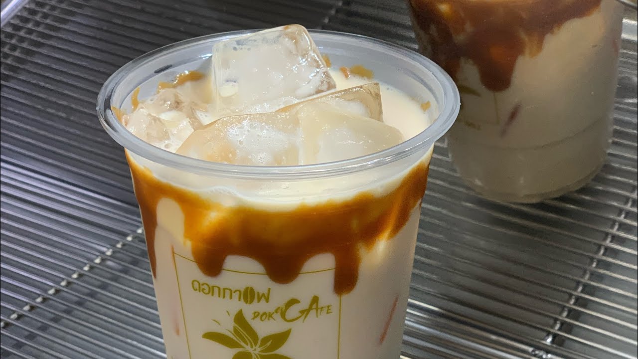 สูตรน้ำเชื่อมคาราเมลทำเอง  และนมฮอกไกโดคาราเมล แก้วเล็กแก้วใหญ่ อร่อยมาก