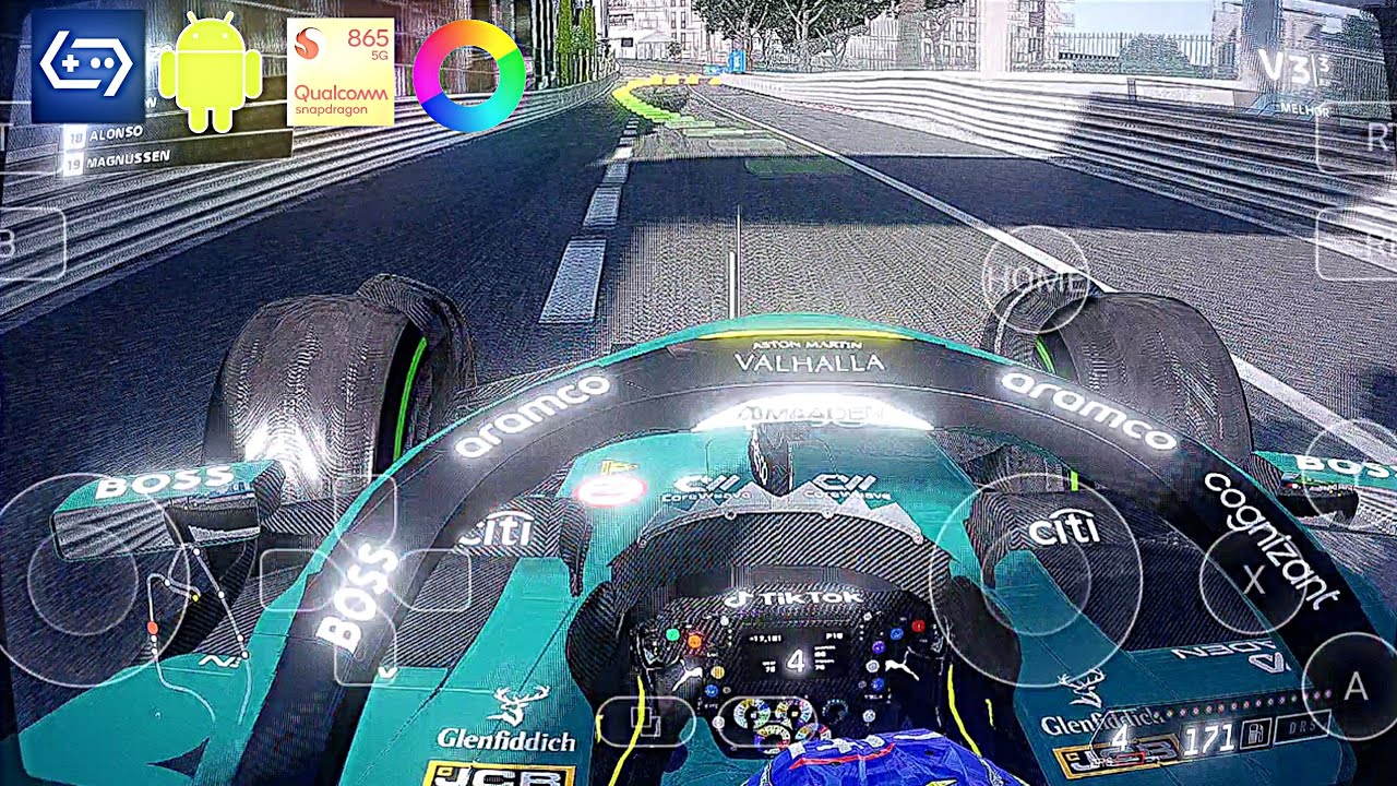 TEST F1 2014 MOD 2025 (with reshade) | GAMEHUB | SNAPDRAGON 865 