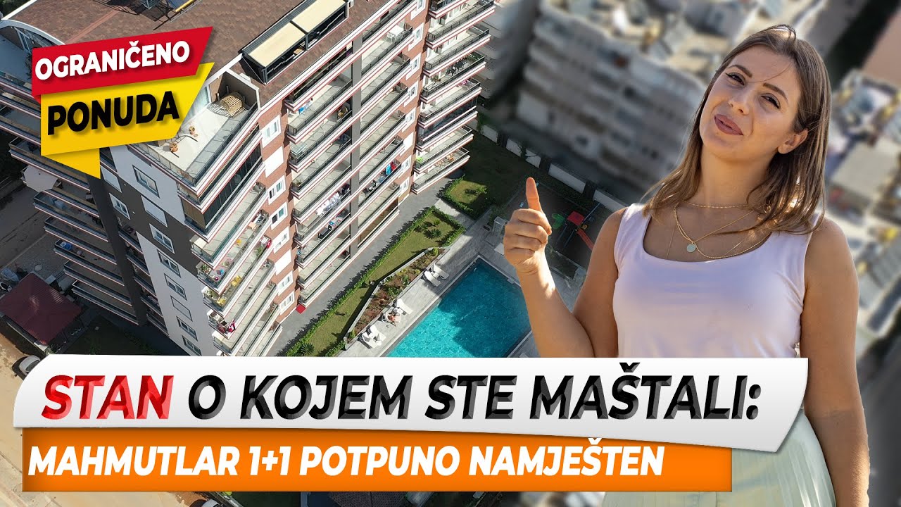 Stan o kojem ste maštali Mahmutlar 1+1 potpuno namješten