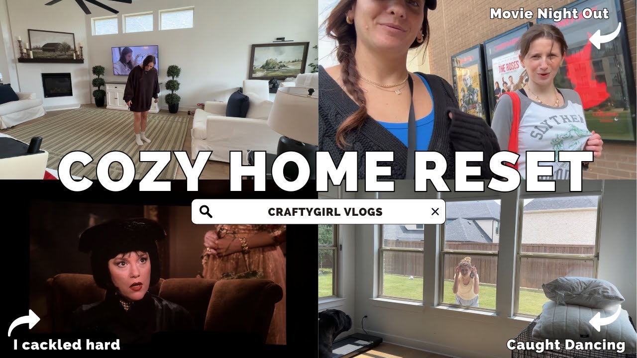 Bedroom Reset + Living Room Upgrade 🏡 | Movie Night Watching CLUE 🎬