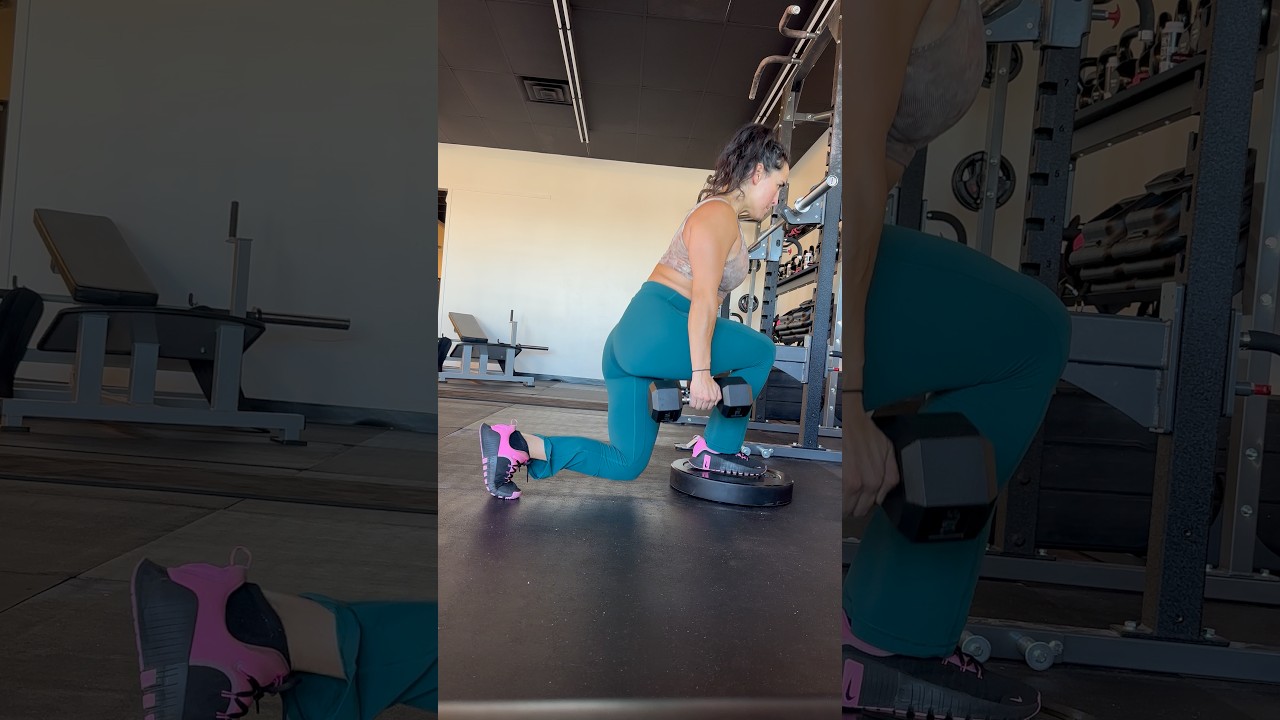 Curtsy lunges always tension on glutes