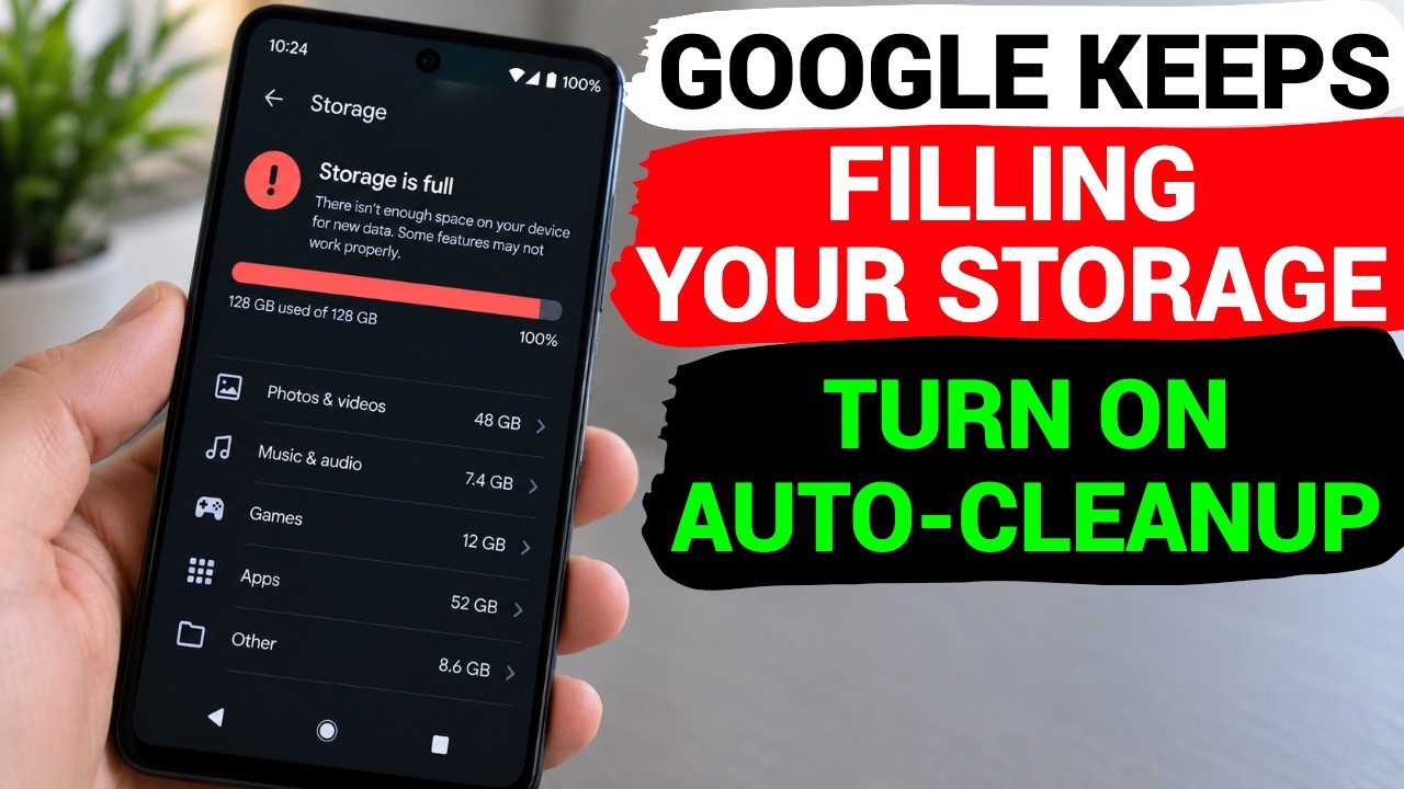 Google забивает память вашего телефона &mdash; включите автоочистку!