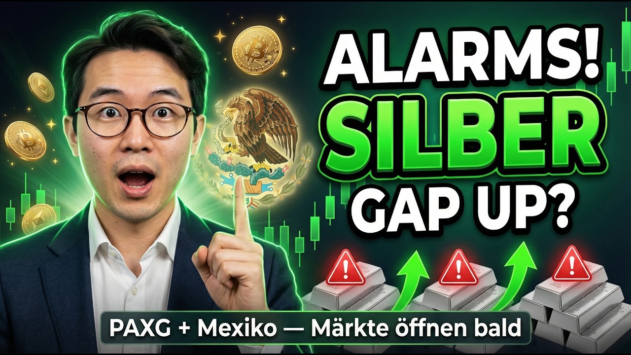 PAXG und Mexiko schlagen Alarm — könnte Silber nach oben gappen?