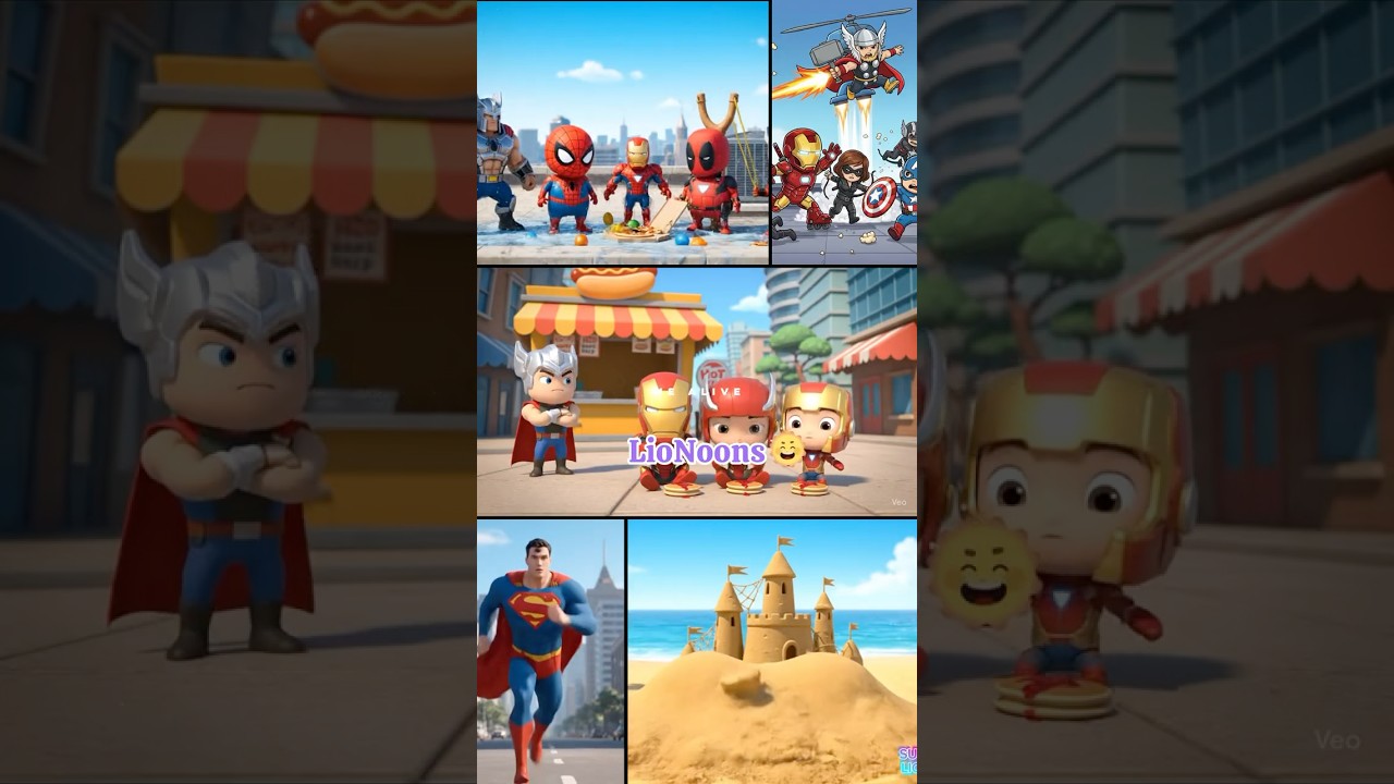 #superhero #spiderman #thor #ironman #thanos #cartoon #hulk #chibi #superman #fantasticfour #cartoon