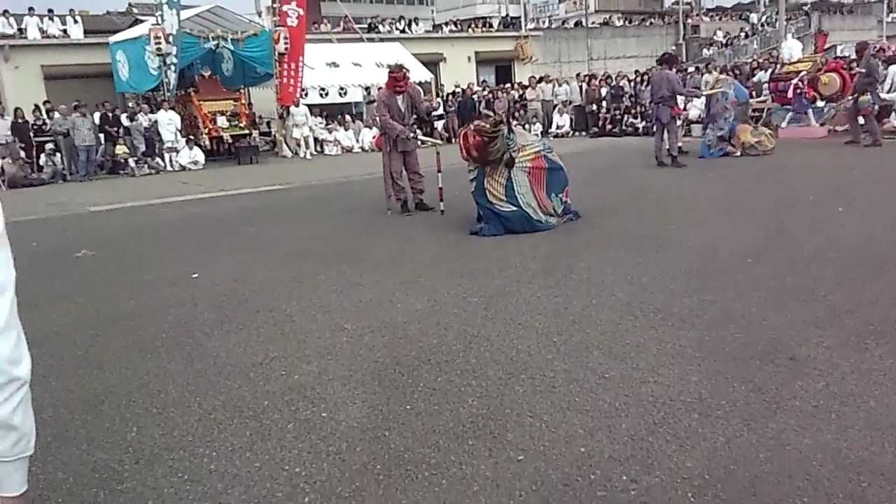 2011/10/02　印南祭（山口八幡）　楠井区獅子舞