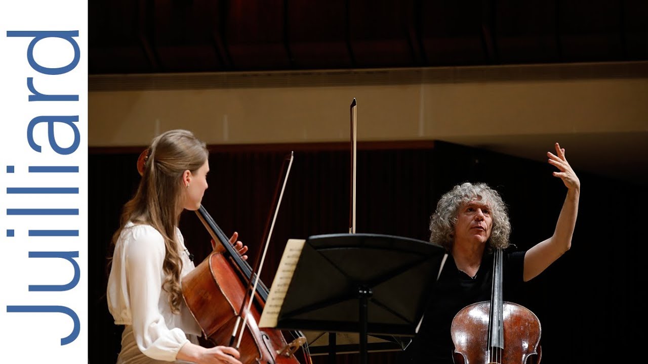 Mari Coetzee: Fauré's Cello Sonata No. 1 in D Minor | Juilliard Steven Isserlis Cello Master Class