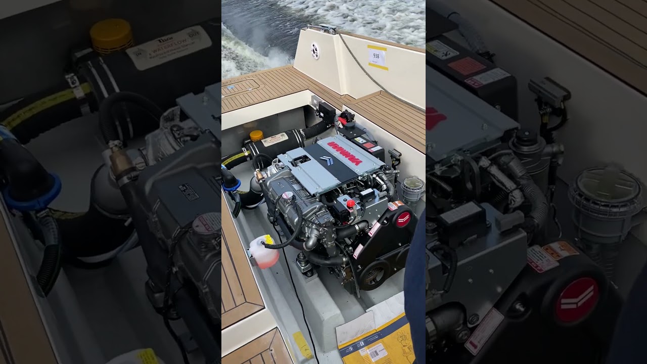 iSloep Rapida 990 with our YANMAR 4LV150 - 150hp engine