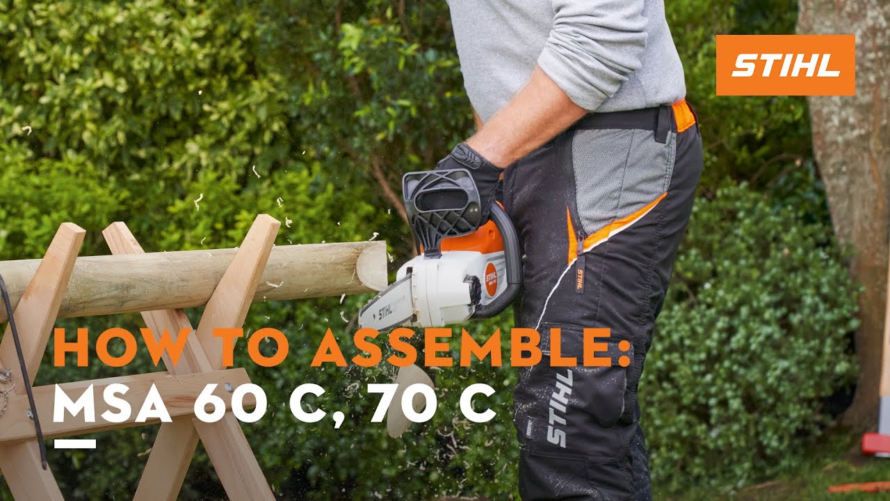 How to Assemble: MSA 60 C, 70 C | STIHL Tutorial