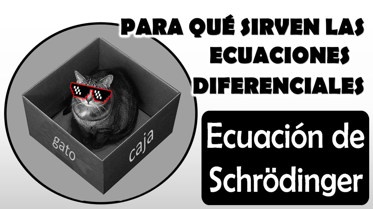 PARA QUÉ SIRVEN LAS ECUACIONES DIFERENCIALES. Ecuación de Schrödinger