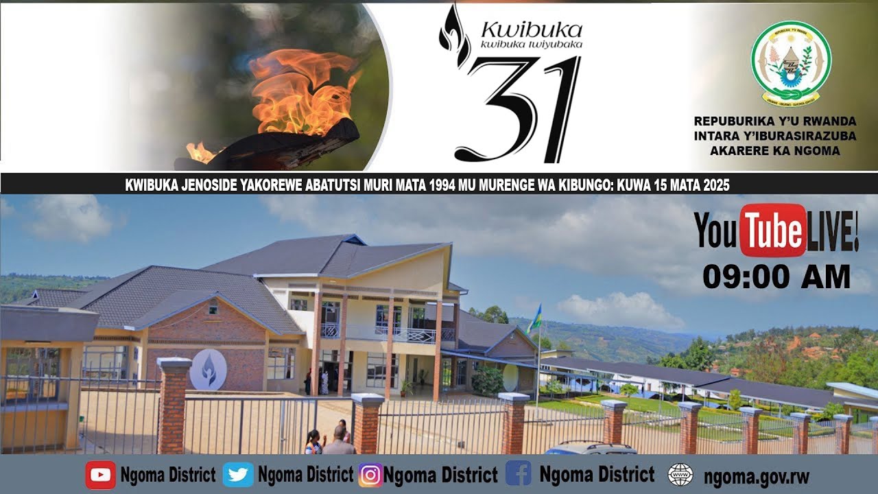 ⚪️ #KWIBUKA31:  JENOSIDE YAKOREWE ABATUTSI MU MURENGE WA KIBUNGO