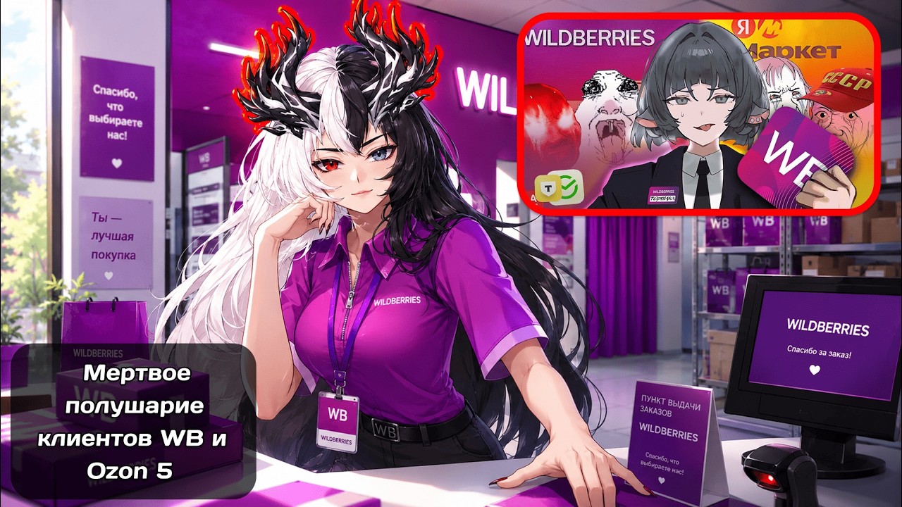 Vtuber Himistra смотрит и обсуждает: Мертвое полушарие клиентов WB и Ozon 5