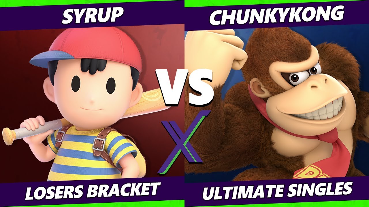 S@X 386 Online Losers Bracket - ChunkyKong (DK) Vs. Syrup (Ness) Smash Ultimate - SSBU